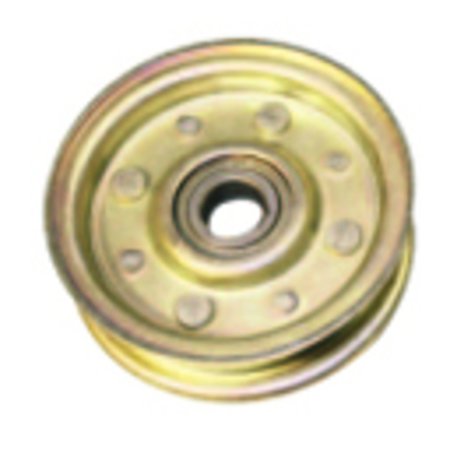 BAILEY Flat Type Idler Pulleys: 1/2 I.D., 4 O.D., 1 Width 133792